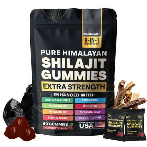 9-in-1 Pure Himalayan Shilajit Gummies